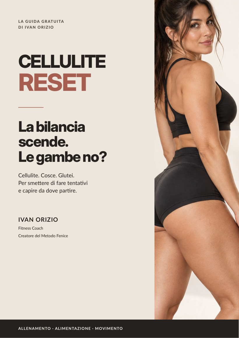 Copertina della guida gratuita CELLULITE RESET